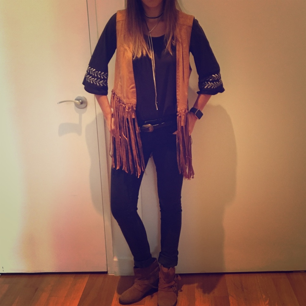 Sleeveless jacket