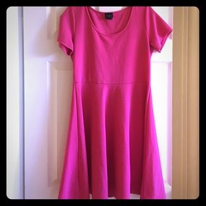 Rue 21 Pink Short Sleeve Lightweight Dress