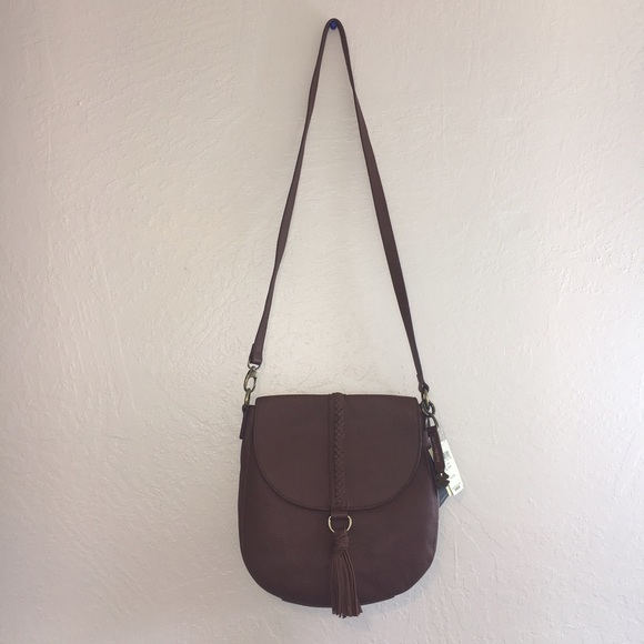 Lucky Brand Ali Leather Flap Crossbody Bag - Picture 3 of 8