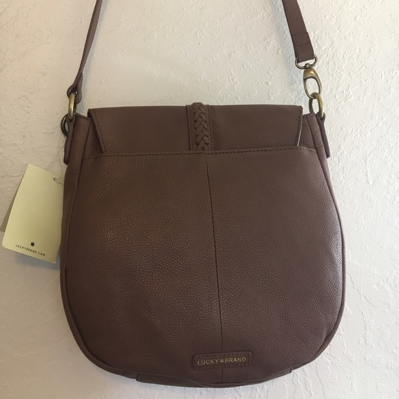 Lucky Brand Ali Leather Flap Crossbody Bag - Picture 4 of 8