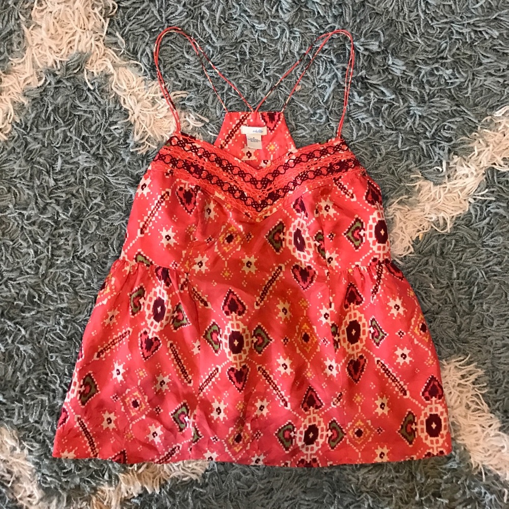 Anthro Odille Sz4 Silk Cami PERFECT for Summer