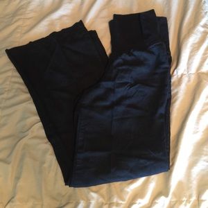 Black wide leg maternity pants from Old Navy