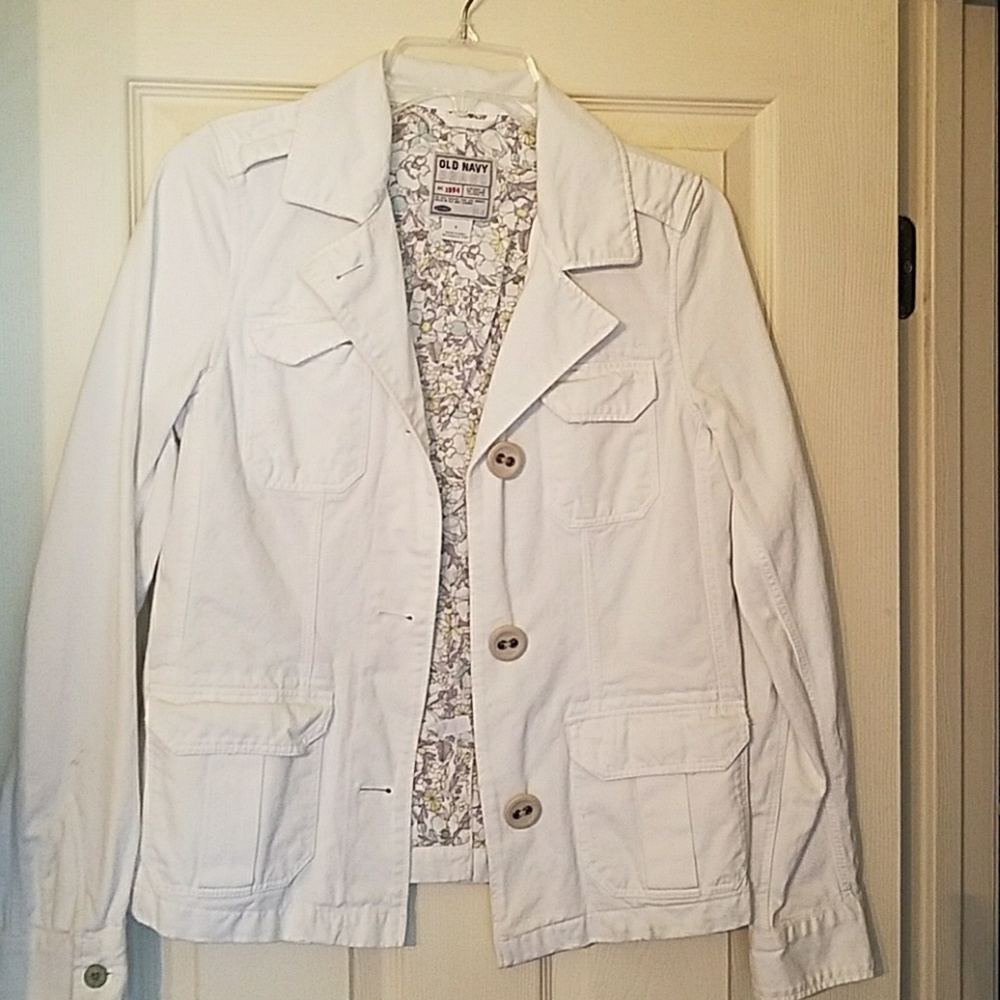 White Old Navy blazer,  size small