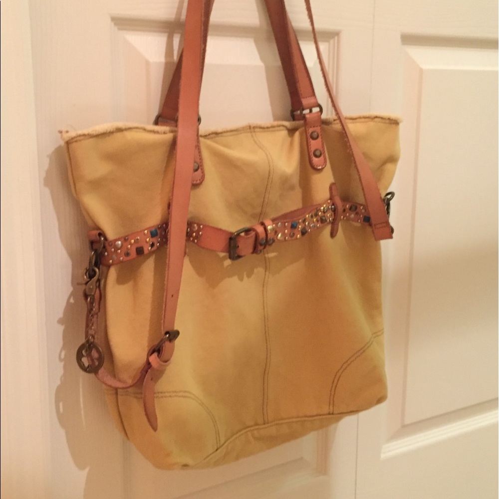 Lucky Brand canvas tote