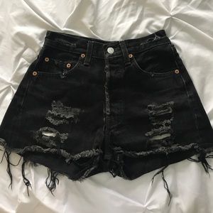 Vintage Levi's high waisted shorts