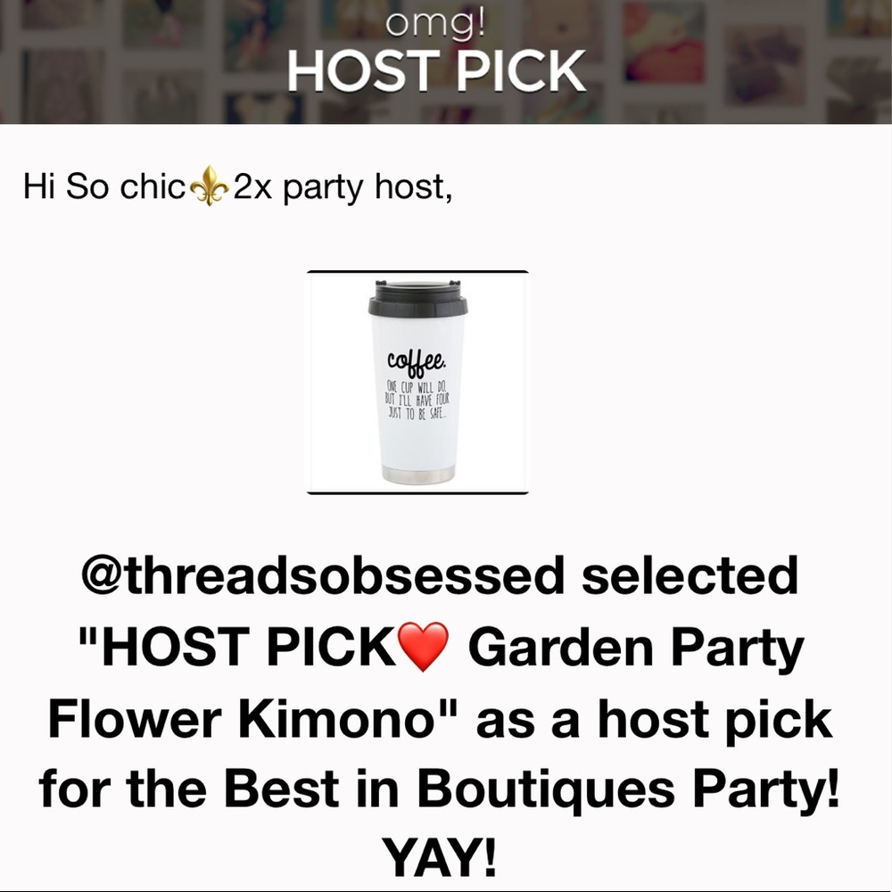2X HOST PICK❤Garden Party Flower Kimono - Picture 8 of 8