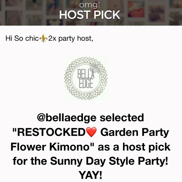 2X HOST PICK❤Garden Party Flower Kimono - Picture 7 of 8