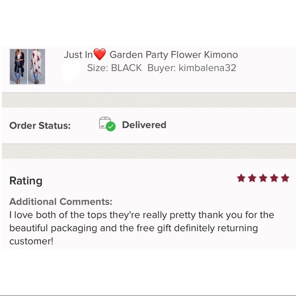 2X HOST PICK❤Garden Party Flower Kimono - Picture 5 of 8