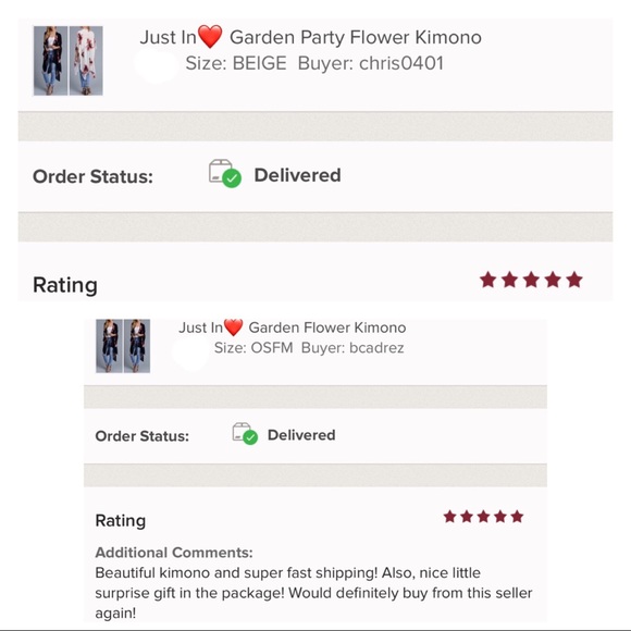 2X HOST PICK❤Garden Party Flower Kimono - Picture 6 of 8