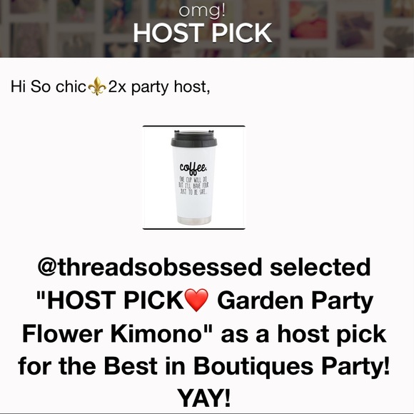 2X HOST PICK❤Garden Party Flower Kimono - Picture 8 of 8