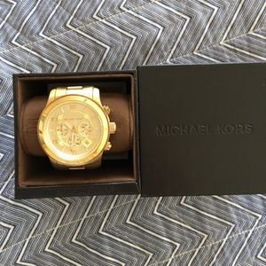 Michael Kors -- All gold watch