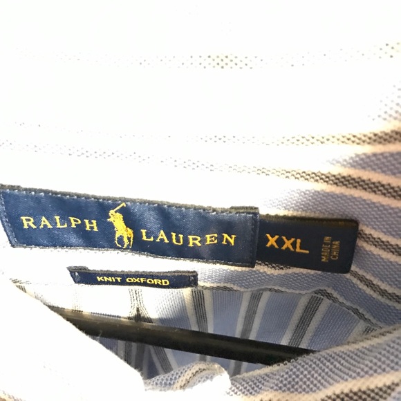 NEW Knit Oxford Polo Button Down - Picture 2 of 2