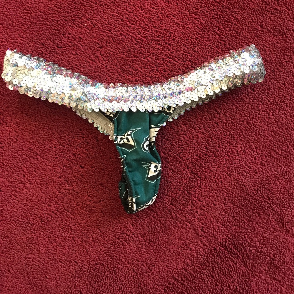 Exotic dancer stripper Philadelphia Eagles thong