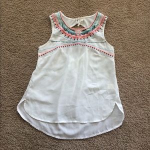 Francesca's Bright Aztec Blouse