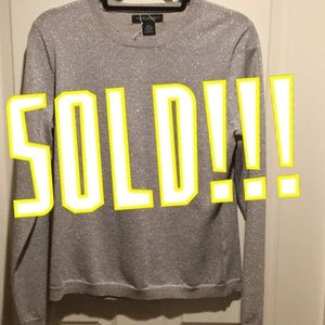SOLD!!!       ☀️☀️☀️Silver BR lightweight sweater.