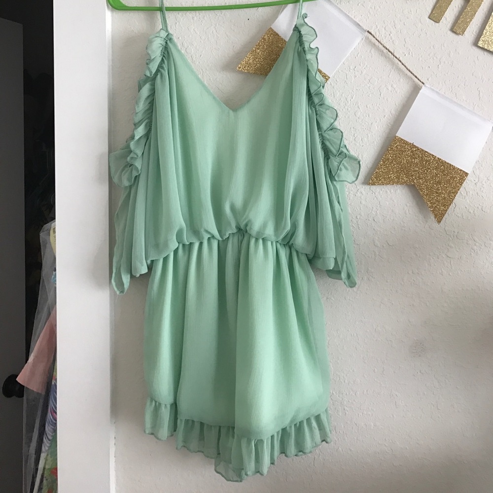 Greenish/Blue Romper