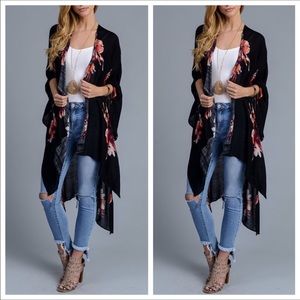 Just In❤ Garden Flower Kimono