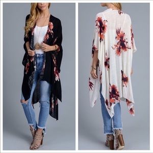 Just In ❤ Garden Flower Kimono