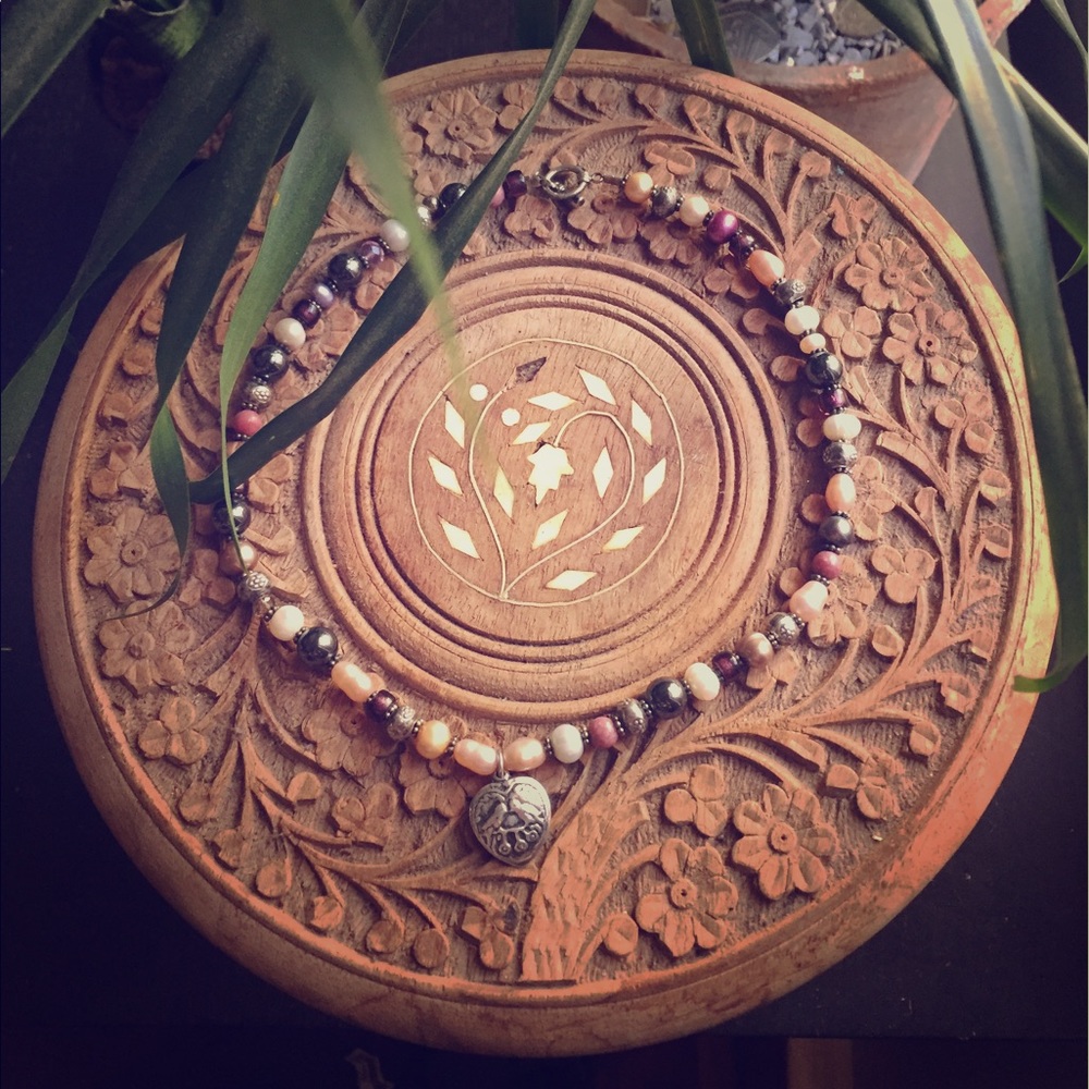 Hand beaded necklace