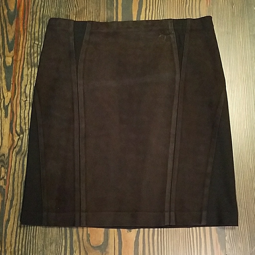 Elie Tahari Skirt Suede