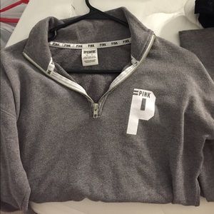 PINK quarter zip