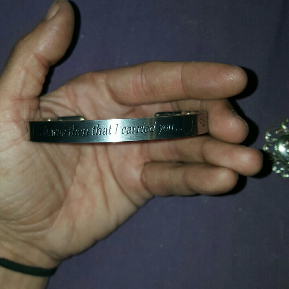 NEW!! - "FOOTPRINTS" Bangle Bracelet