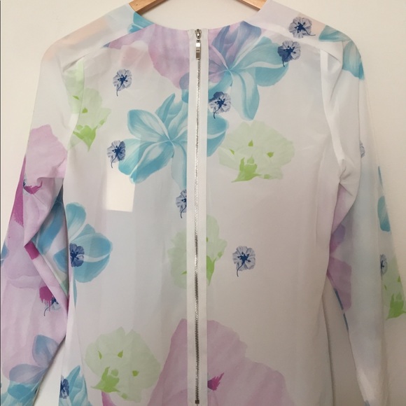 Alice Ritter Spring Light Floral Mini Dress - Picture 5 of 6