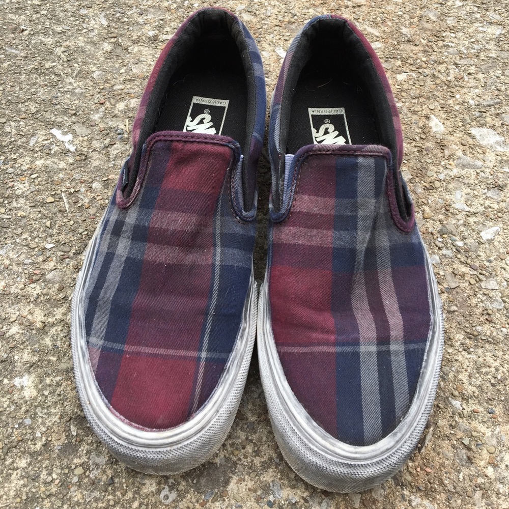 Plaid vans
