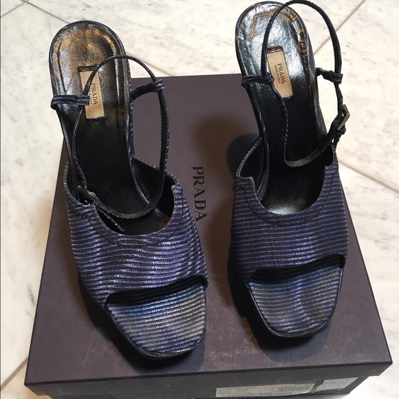 Prada wedge sandals - Picture 2 of 3