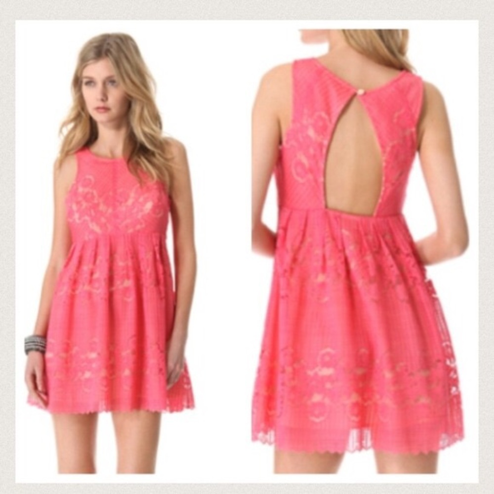 Pink FREE PEOPLE Rocco dress. Sz. 2