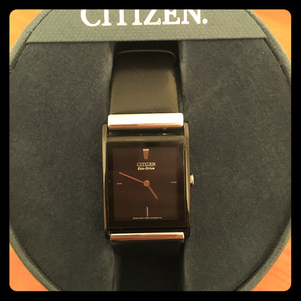 Citizen Eco Drive black band watch