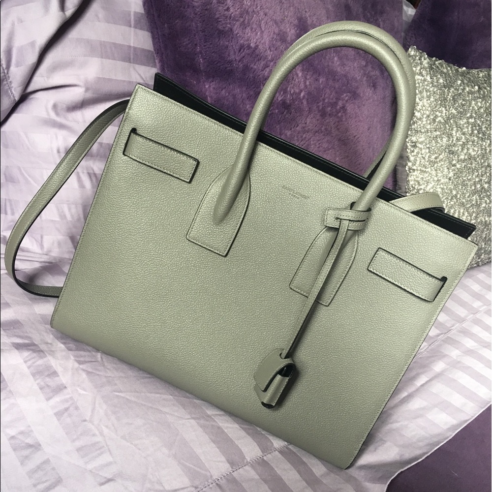 🎁 SOLD 🎁Brand new YSL sac de jour gray - rare - Picture 3 of 8