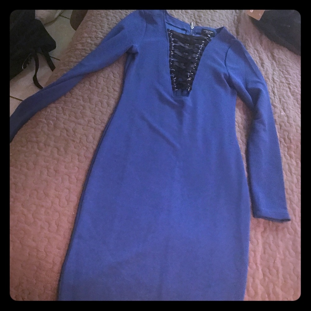 Navy blue dress