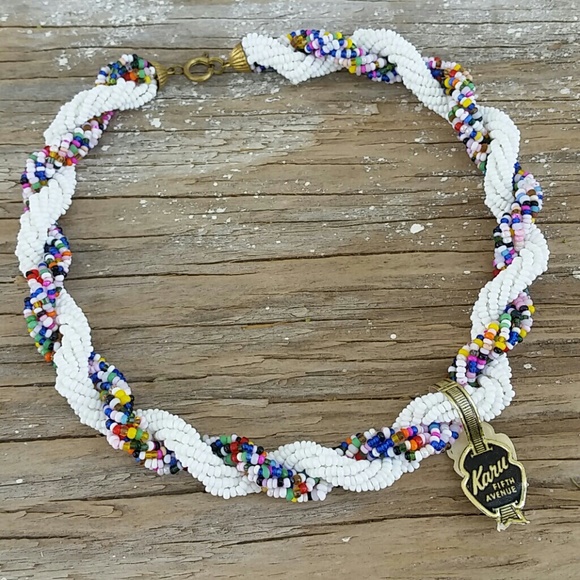 Vintage Jewelry - Karu Fifth Avenue | NWT Vintage Beaded Necklace
