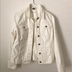 White denim jacket