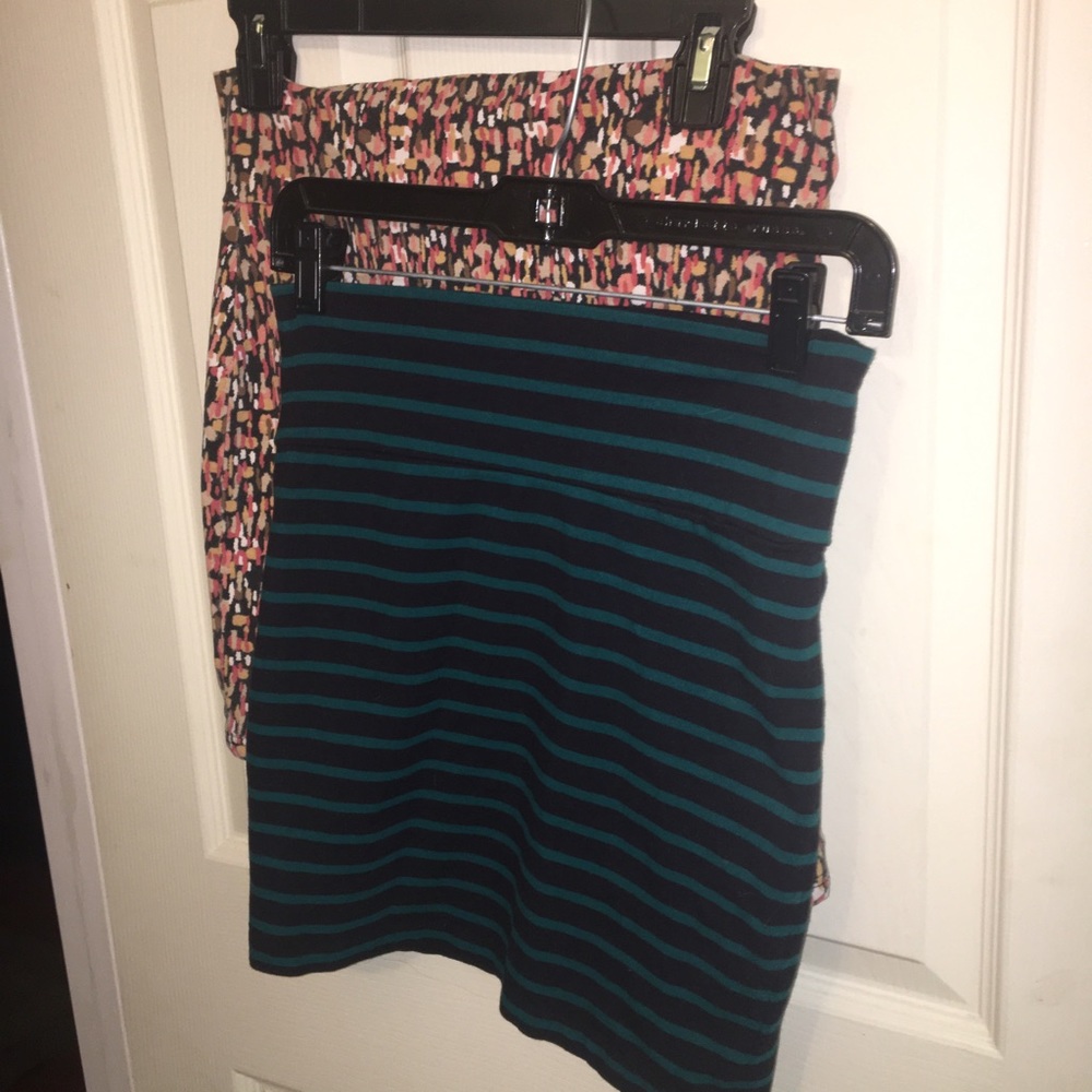 2 mini pencil skirts