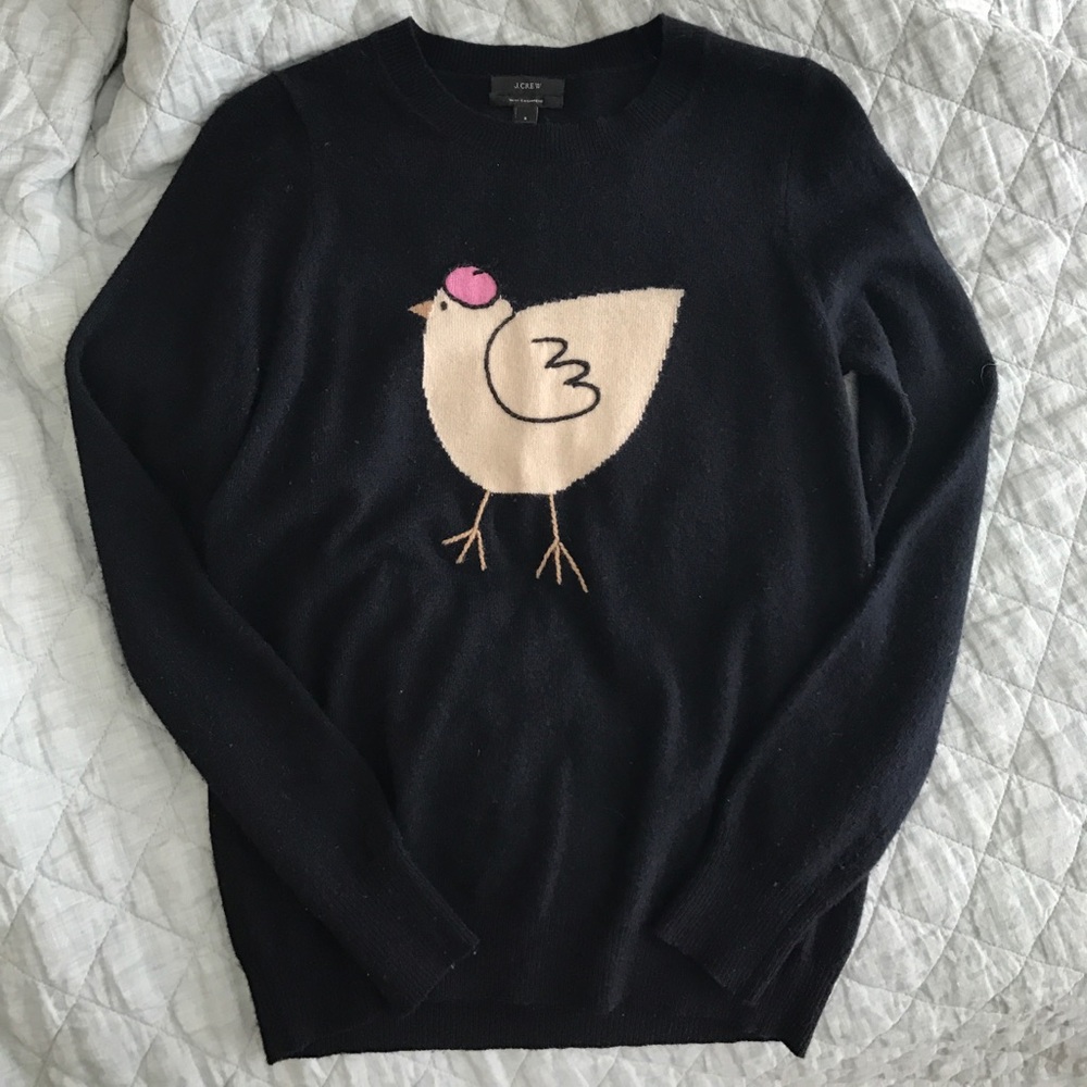 J.Crew French Hen navy sweater
