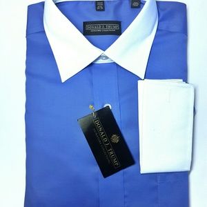 Donald Trump Presidents Dress Shirt Blue s/16.5