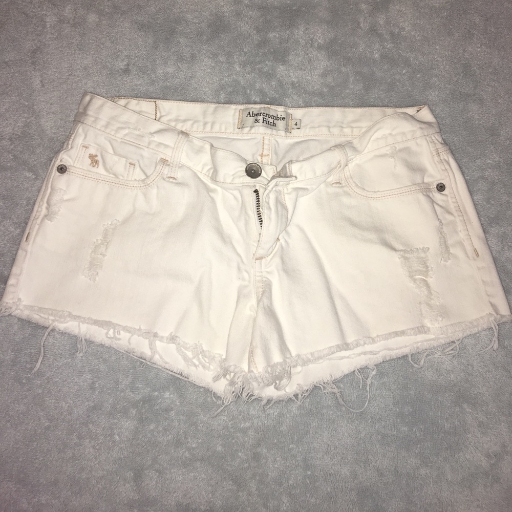 Abercrombie distressed shorts
