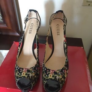 Platform, peep toe Heels