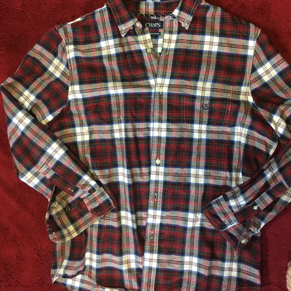 Red plaid shirt