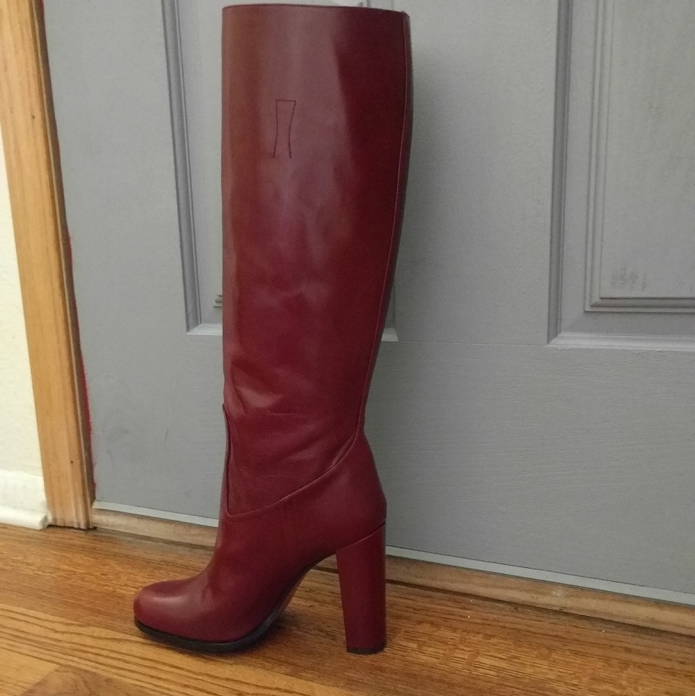 Prada knee high boots