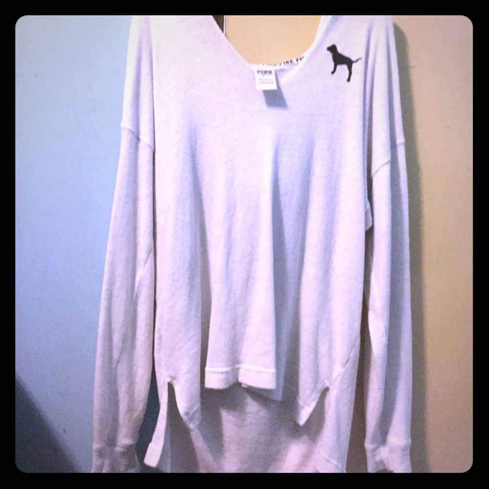 White and black pink shirt no stains