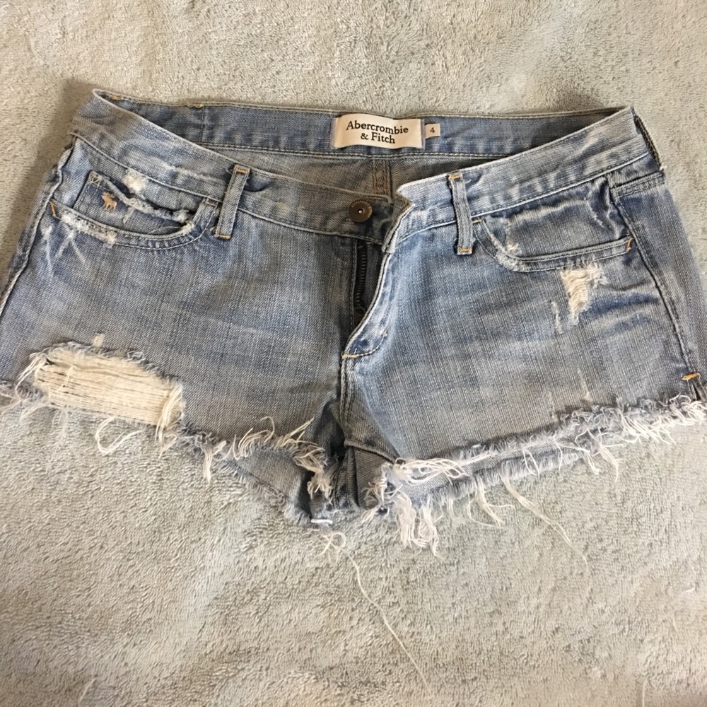 Abercrombie distressed shorts