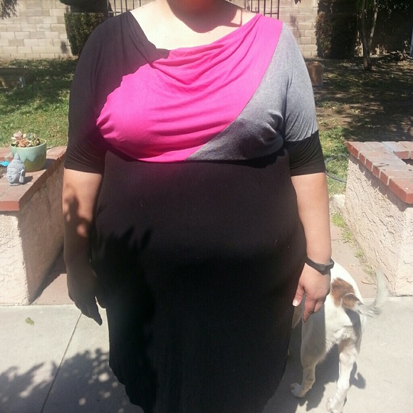 Lane Bryant Dresses & Skirts - Lane Bryant jersey knit cowl neck dress