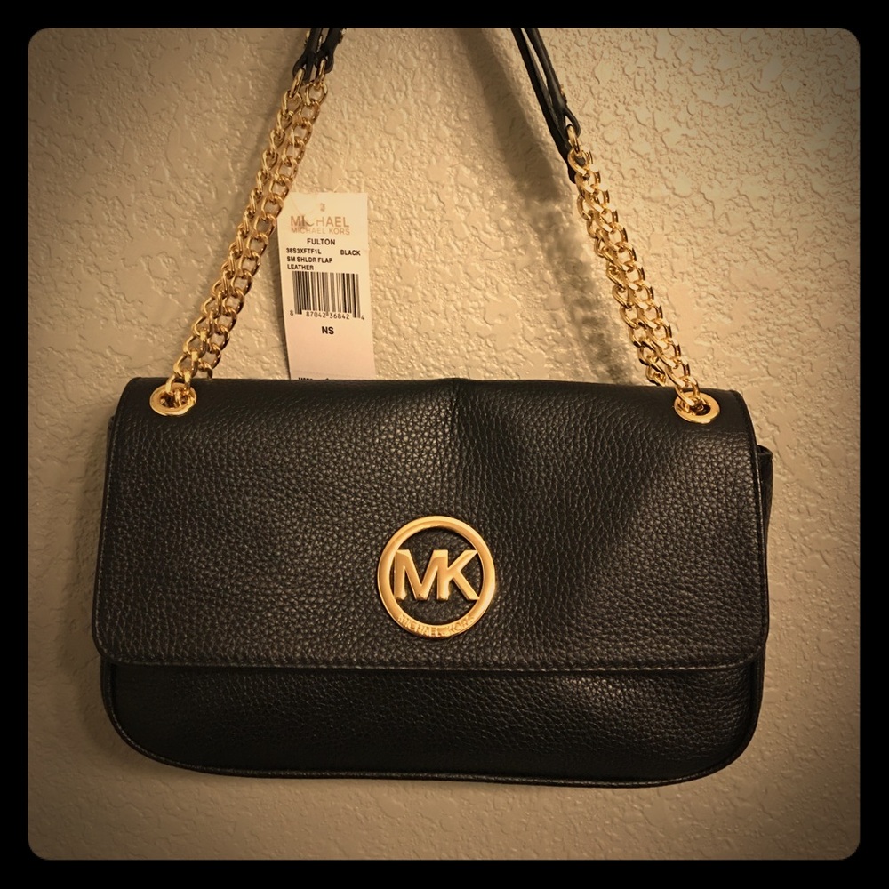 Michael Kors leather shoulder bag