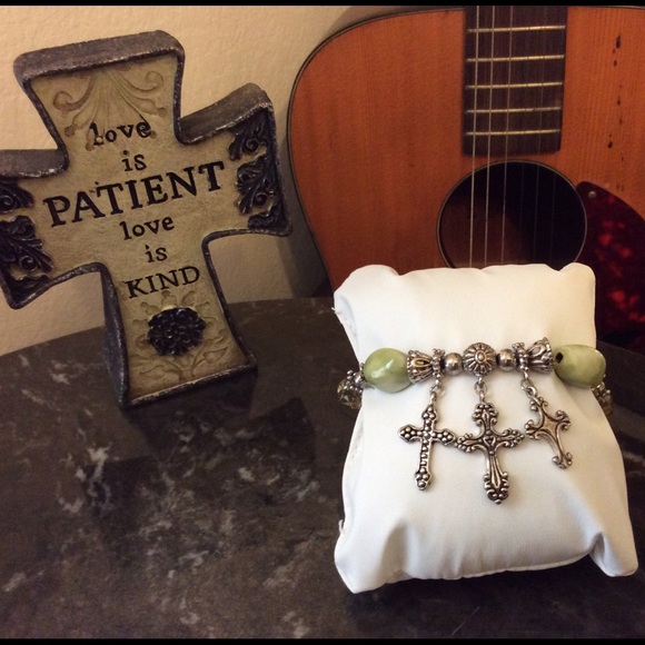 Jewelry - Three crosses bracelet.  $5 with bundle.