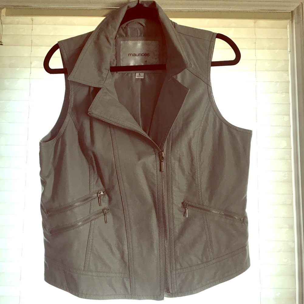Gray vest