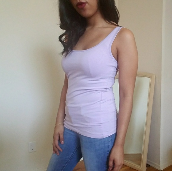 BASIC LAVENDER TANK TOP - Picture 3 of 4