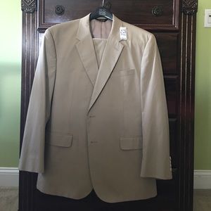 Men's Tan Suit